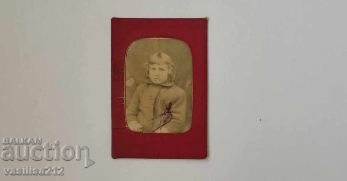 Fotografie veche pe carton, mică Fotografie veche pe carton, mică