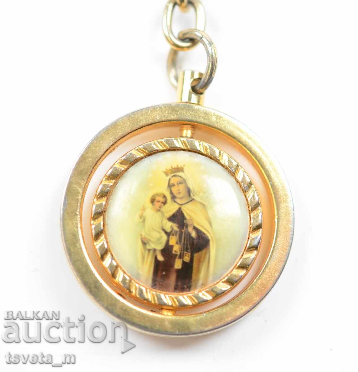 Licitație Breloc Isus Hristos / Fecioara Maria