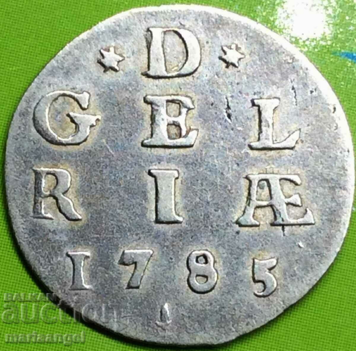 Netherlands 2 stivers 1785 Gelderland silver with price 38.00 BGN | € 19.43 Netherlands 2 stivers 1785 Gelderland silver with price 38.00 BGN | € 19.43