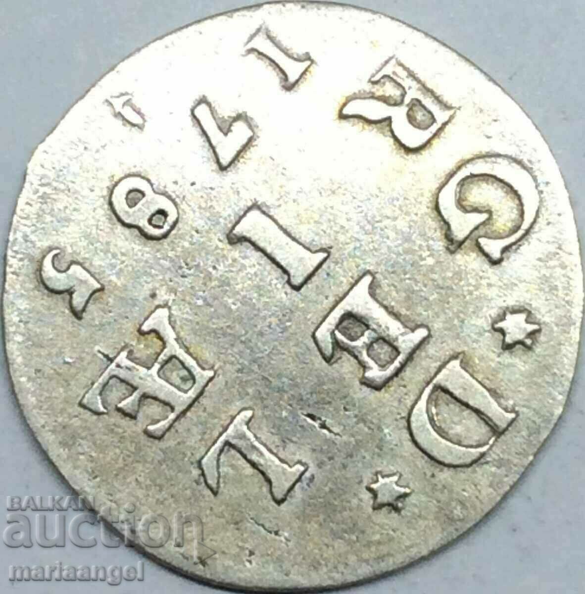 Delivery of Netherlands 2 stivers 1785 Gelderland silver Delivery of Netherlands 2 stivers 1785 Gelderland silver