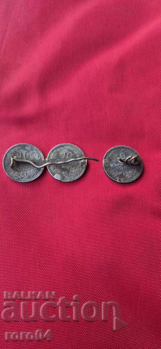 10 СТОТИНКИ - БРОШКА 10 СТОТИНКИ - БРОШКА