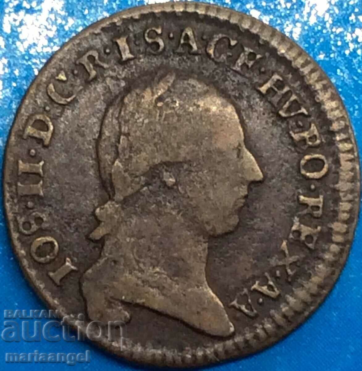 1/4 Kreuzer 1782 Austria B - Kremnitz Joseph II - rare with price 36.00 BGN | € 18.41 1/4 Kreuzer 1782 Austria B - Kremnitz Joseph II - rare with price 36.00 BGN | € 18.41