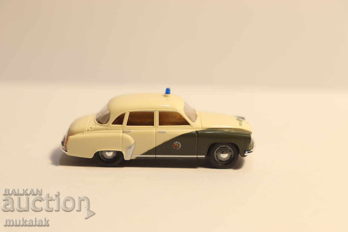 BREKINA 1/87 H0 Wartburg Police Police Car Model BREKINA 1/87 H0 Wartburg Police Police Car Model