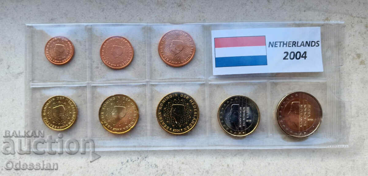 Set „Monede euro standard din Țările de Jos - 2004” /c