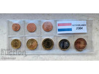 Set „Monede euro standard din Țările de Jos - 2004” /c