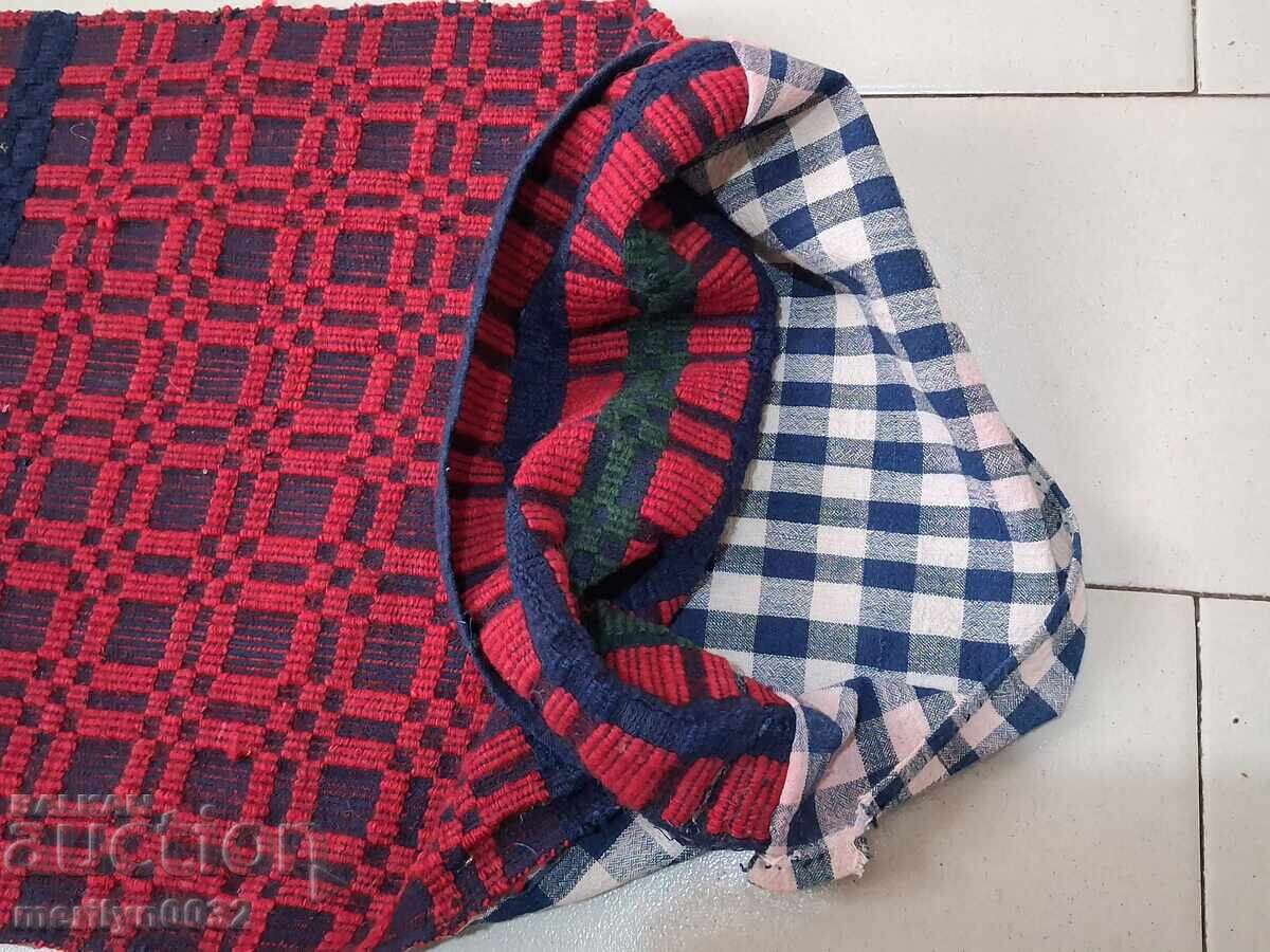 Παράδοση Παλιά υφαντή κεντητή κεντητή μαξιλαροθήκη