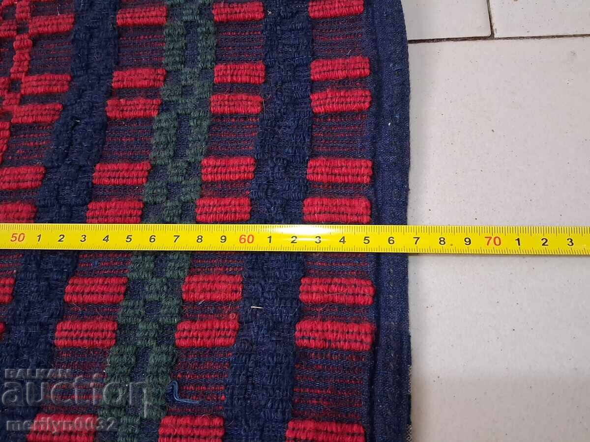 Παλιά υφαντή κεντητή κεντητή μαξιλαροθήκη - 5