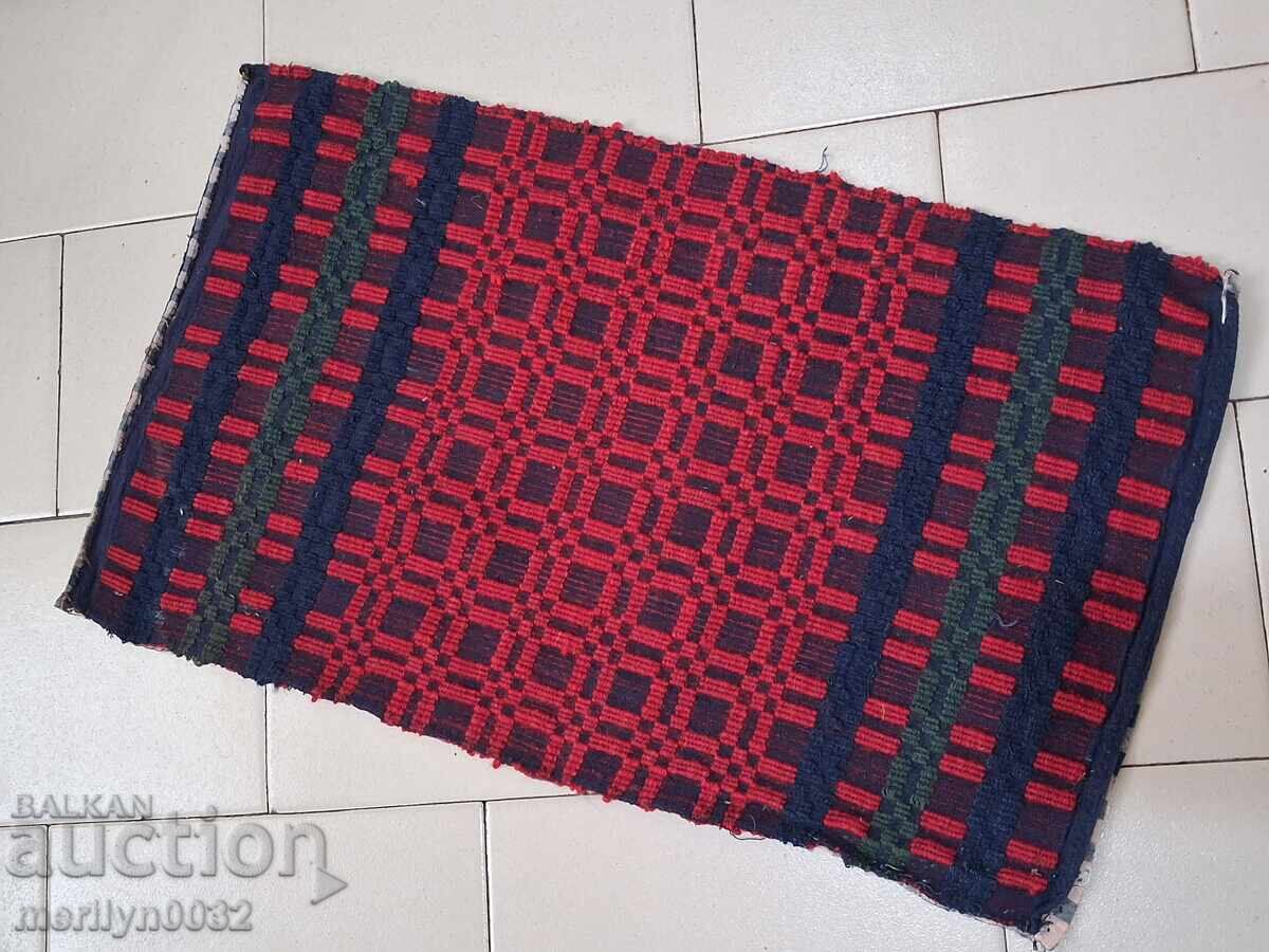 Παλιά υφαντή κεντητή κεντητή μαξιλαροθήκη - 7