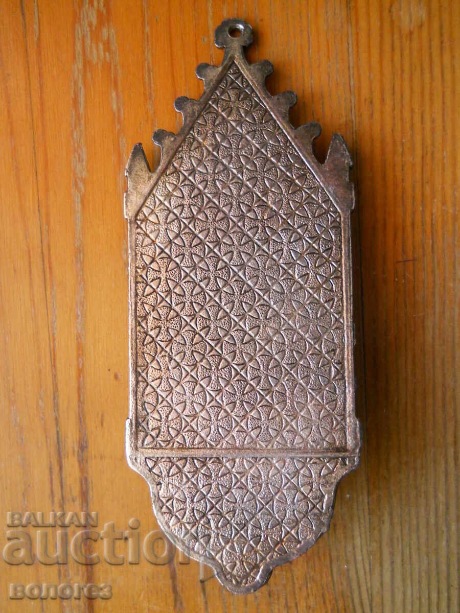 Livrarea Vas metalic pentru apă sfințită cu imaginea Fecioarei Macarena