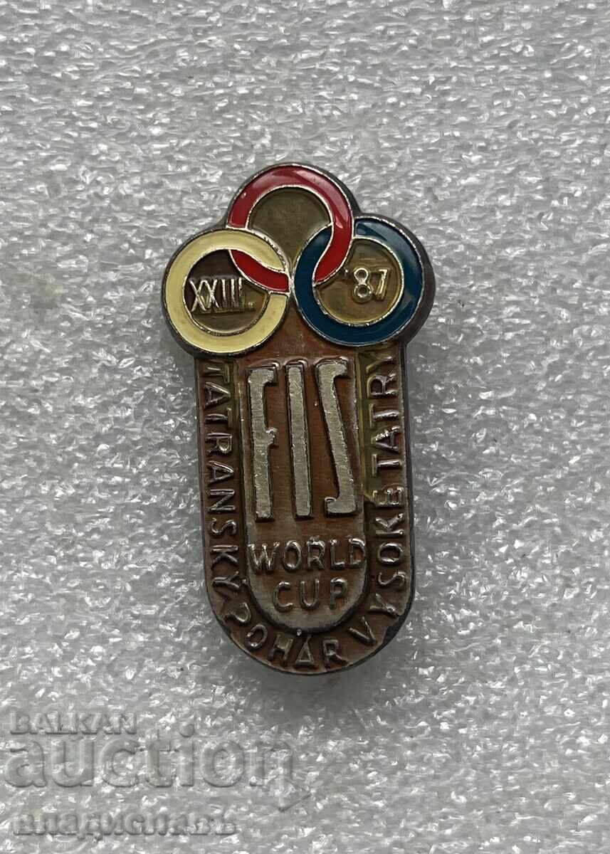 Παλιό σήμα Παγκοσμίου Κυπέλλου Σκι Τσεχοσλοβακίας Παλιό σήμα Παγκοσμίου Κυπέλλου Σκι Τσεχοσλοβακίας