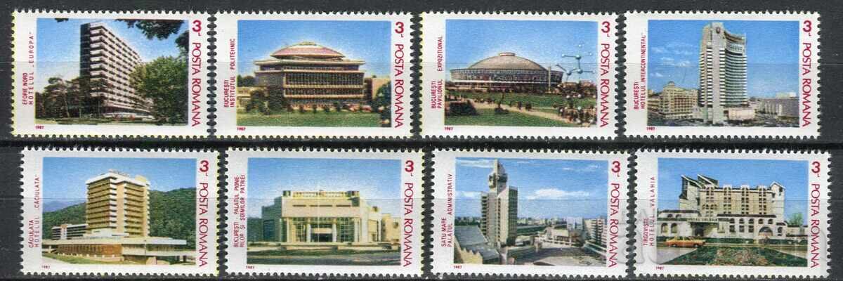 Ρουμανία 1987 MnH - Αρχιτεκτονική, Κτίρια Ρουμανία 1987 MnH - Αρχιτεκτονική, Κτίρια
