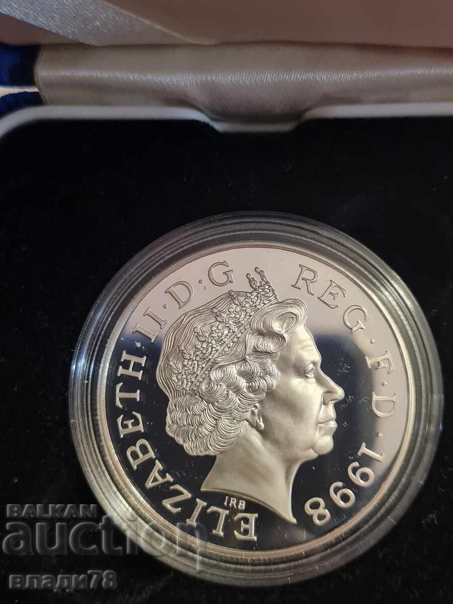 Παράδοση Ασημένιο νόμισμα 5 λιρών 1998 Παράδοση Ασημένιο νόμισμα 5 λιρών 1998