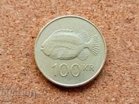 Iceland 100 Krónur, 1995