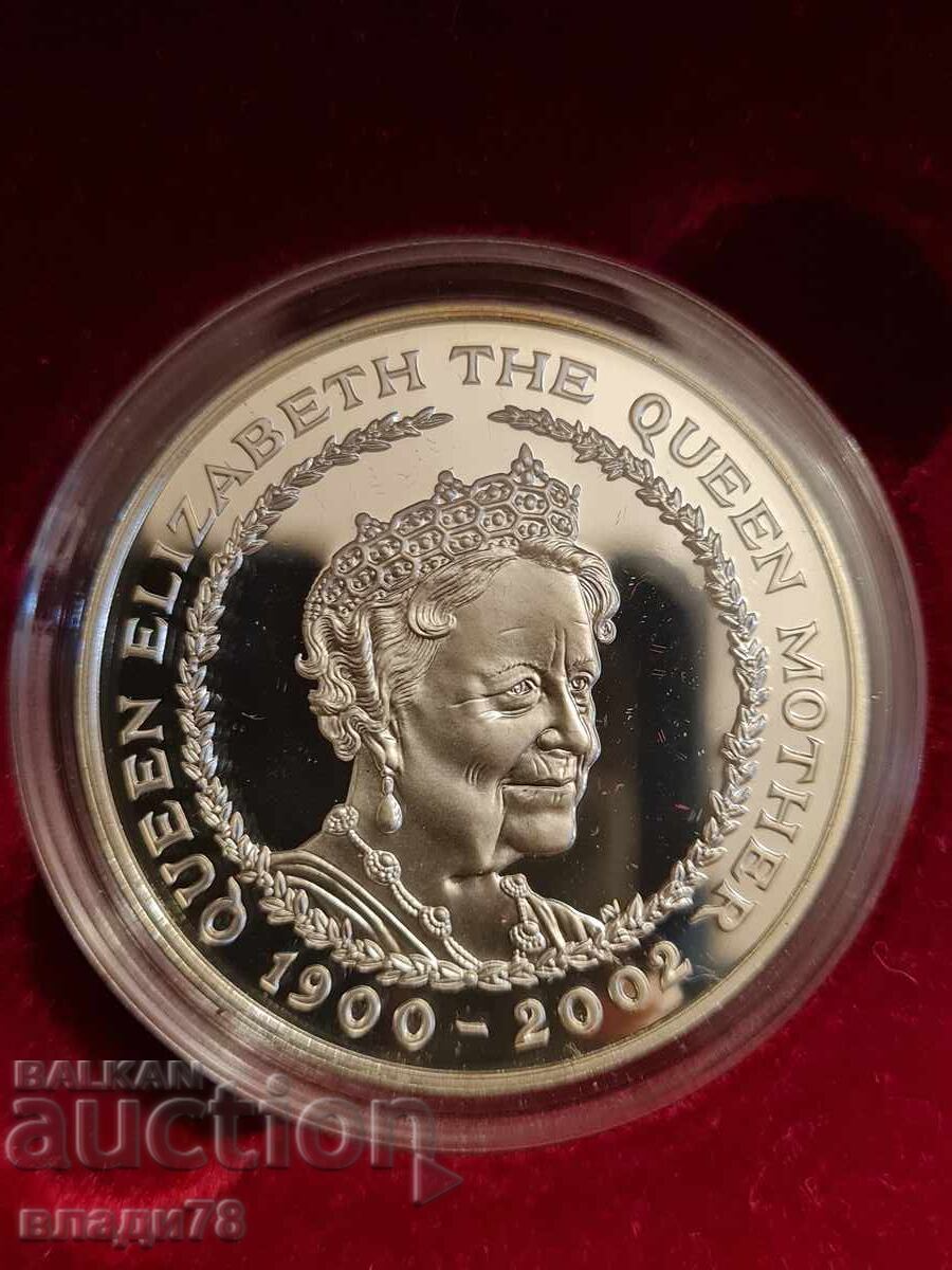 Аукцион Сребърна монета 5 паунда 2002 г Аукцион Сребърна монета 5 паунда 2002 г