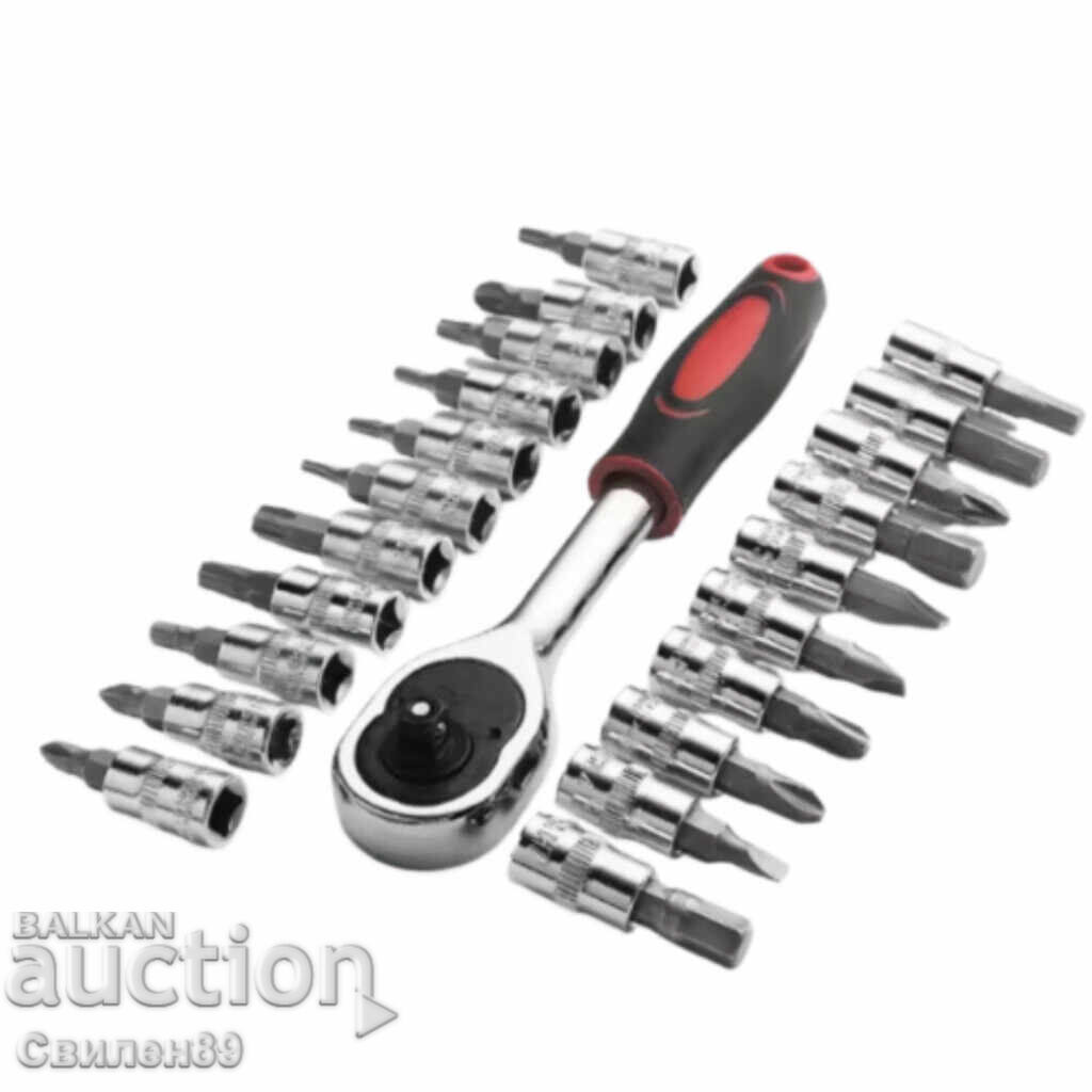 Κουτί εργαλείων 108 τεμαχίων - Γεντόρε με τιμή 72.00 BGN | € 36.81 Κουτί εργαλείων 108 τεμαχίων - Γεντόρε με τιμή 72.00 BGN | € 36.81