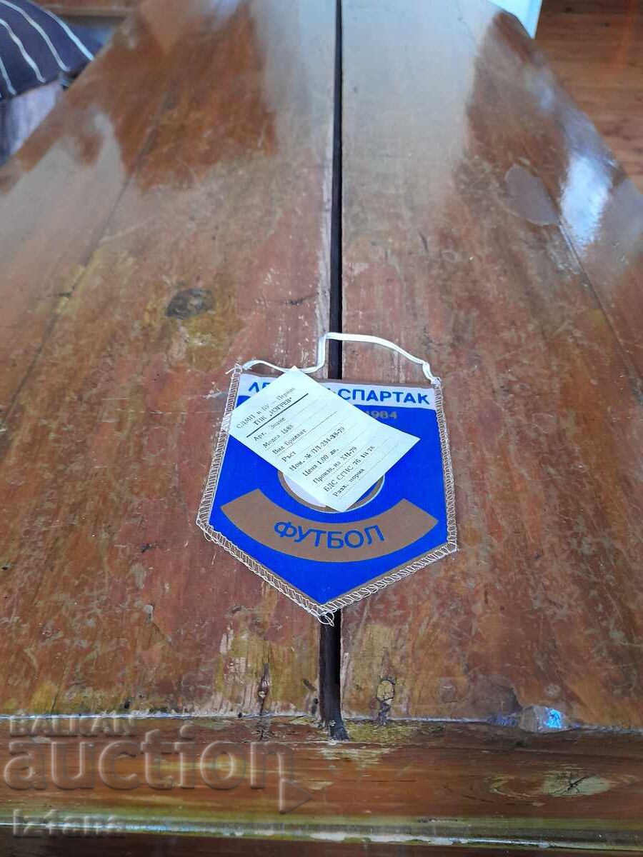 Старо флагче,флаг Левски Спартак Днепър КЕШ 1984 Старо флагче,флаг Левски Спартак Днепър КЕШ 1984