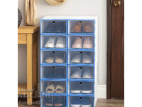 12 x  кутии за съхранение SHOEZY – повече ред, повече място,