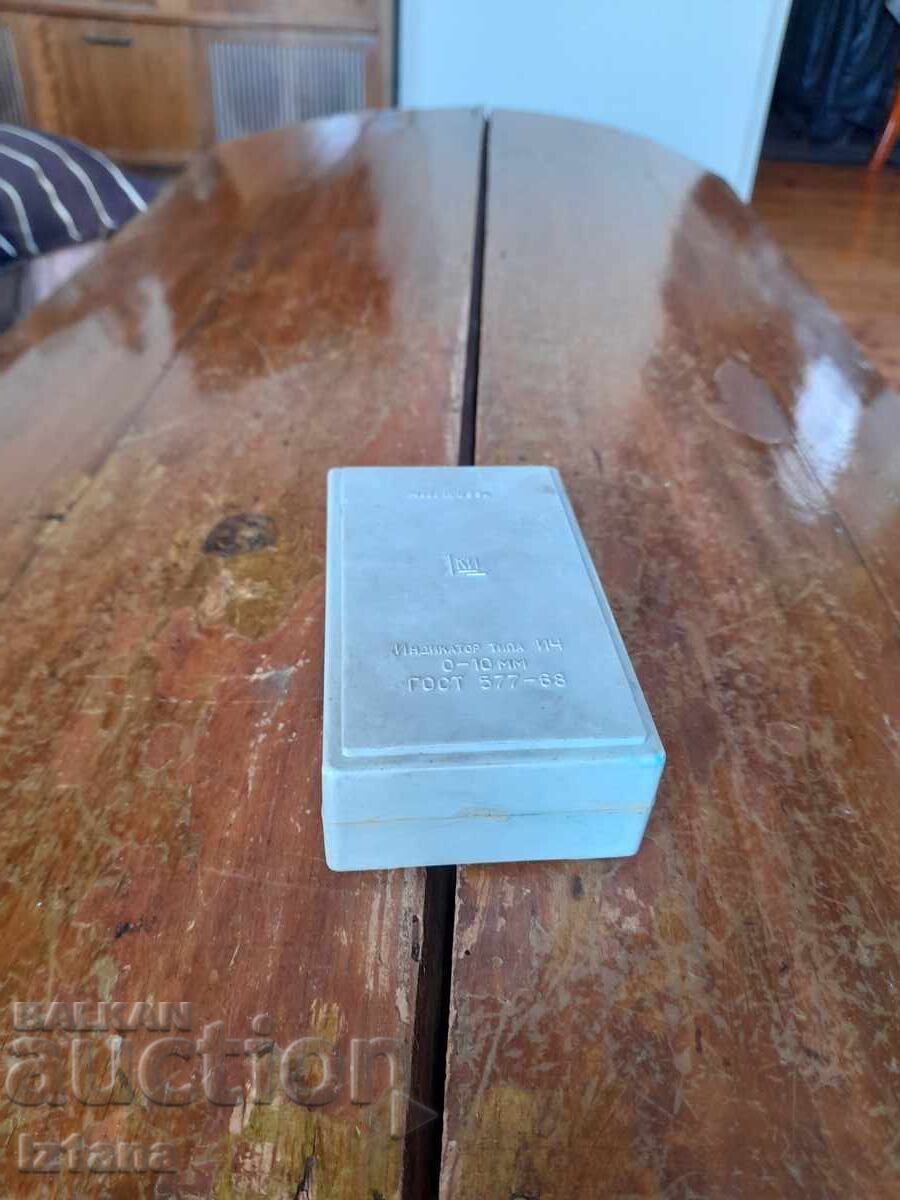 Old indicator clock, odometer Old indicator clock, odometer