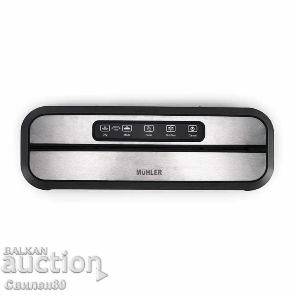 Aparat de vidat Muhler MV-109 – Păstrează alimentele proaspete până la cu preț 80.00 BGN | € 40.90 Aparat de vidat Muhler MV-109 – Păstrează alimentele proaspete până la cu preț 80.00 BGN | € 40.90