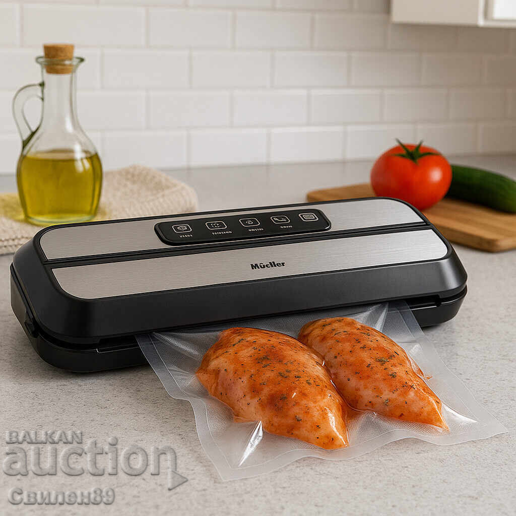 Aparat de vidat Muhler MV-109 – Păstrează alimentele proaspete până la Aparat de vidat Muhler MV-109 – Păstrează alimentele proaspete până la