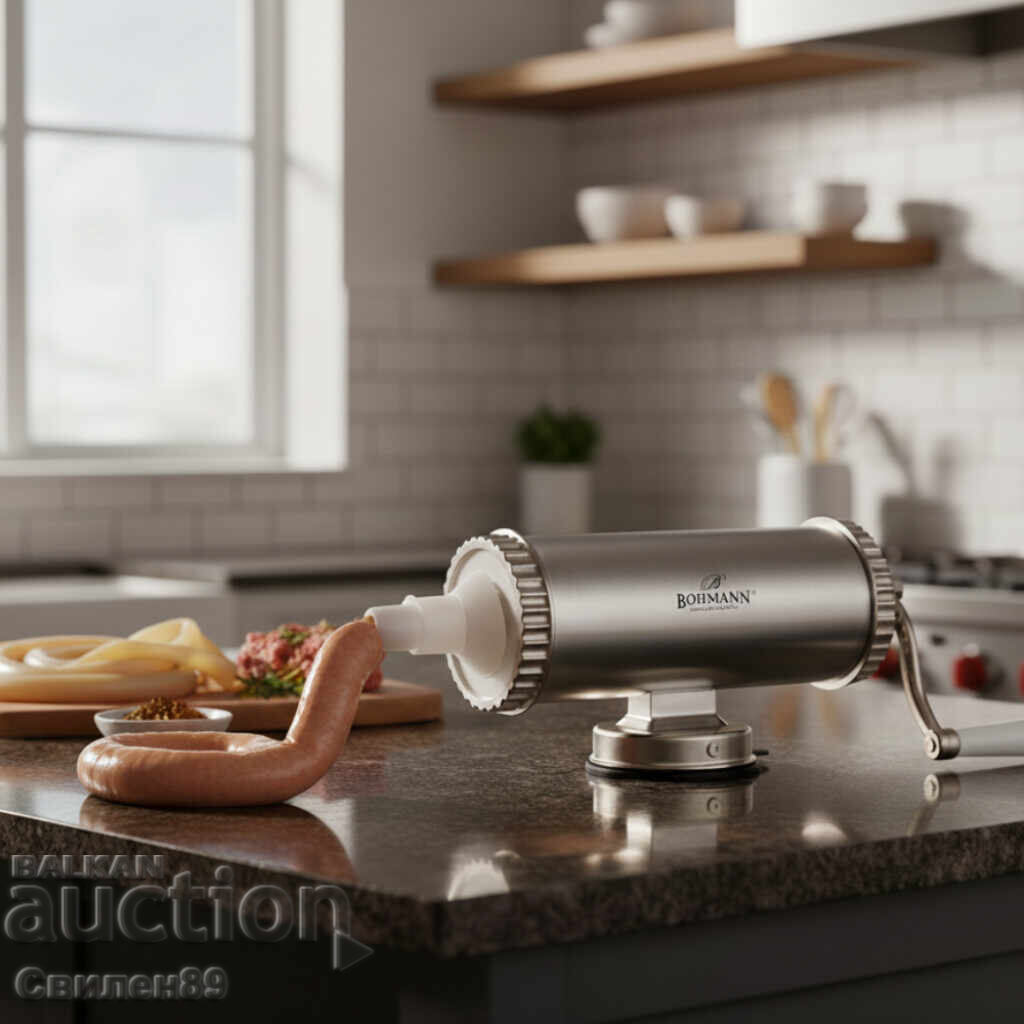 Аукцион Пълначка за колбаси Bohmann BH 02-750 – Стабилна, удобна и и Аукцион Пълначка за колбаси Bohmann BH 02-750 – Стабилна, удобна и и
