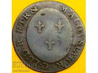 Florence mezzo soldo 1805 Italy under France - exc rare