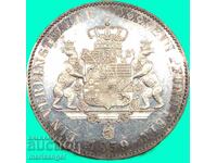 Анхалт Бернбург 1 Талер 1859 Александър Карл PROOF-like Ag
