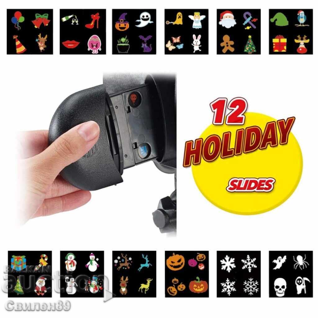 Auction Holiday slide projector / Easy to use; Moisture resistant body Auction Holiday slide projector / Easy to use; Moisture resistant body