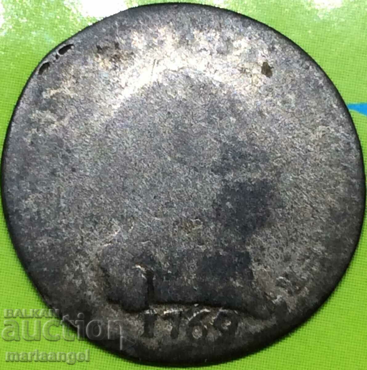 Σαρδηνία 1/2 reale 1769 Ιταλία Carlo Emanuele - πολύ σπάνιο με τιμή 44.00 BGN | € 22.50 Σαρδηνία 1/2 reale 1769 Ιταλία Carlo Emanuele - πολύ σπάνιο με τιμή 44.00 BGN | € 22.50