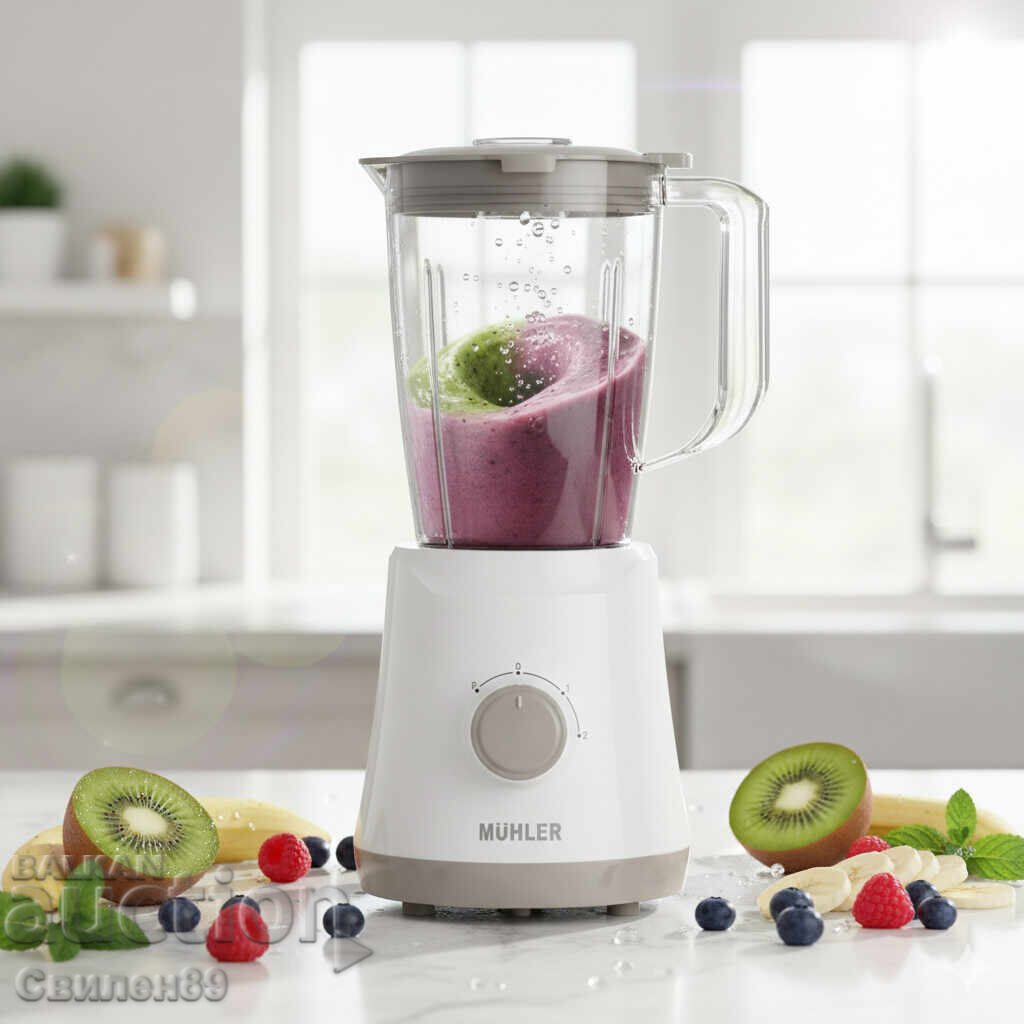 Muhler MB-355 Blender, 500W, 1.5L, plastic jug - 5 Muhler MB-355 Blender, 500W, 1.5L, plastic jug - 5