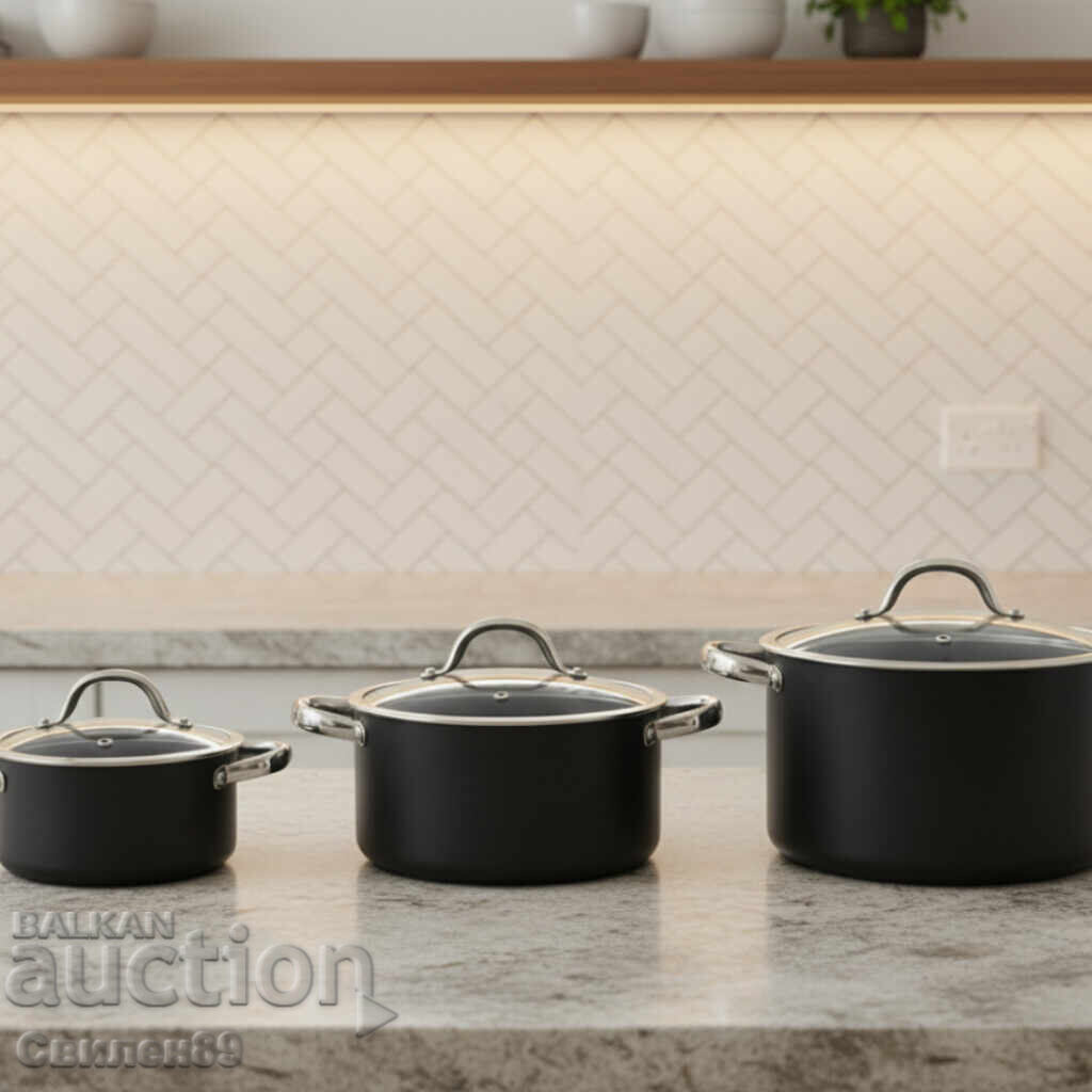 Алуминиева тенджера с мраморно покритие и капак – здравослов - 7 Алуминиева тенджера с мраморно покритие и капак – здравослов - 7