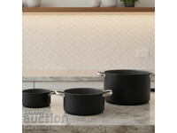 Алуминиева тенджера с мраморно покритие и капак – здравослов