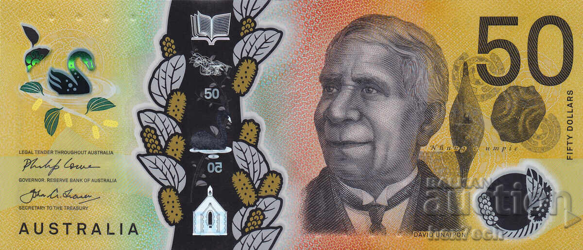 ❤️ ⭐ Australia 2023 50 dolari polimer UNC nou ⭐ ❤️ cu preț 89.99 BGN | € 46.01 ❤️ ⭐ Australia 2023 50 dolari polimer UNC nou ⭐ ❤️ cu preț 89.99 BGN | € 46.01