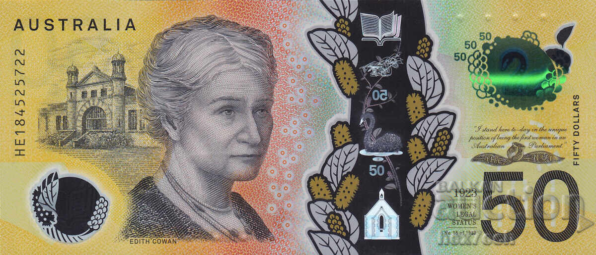 Licitație ❤️ ⭐ Australia 2023 50 dolari polimer UNC nou ⭐ ❤️ Licitație ❤️ ⭐ Australia 2023 50 dolari polimer UNC nou ⭐ ❤️