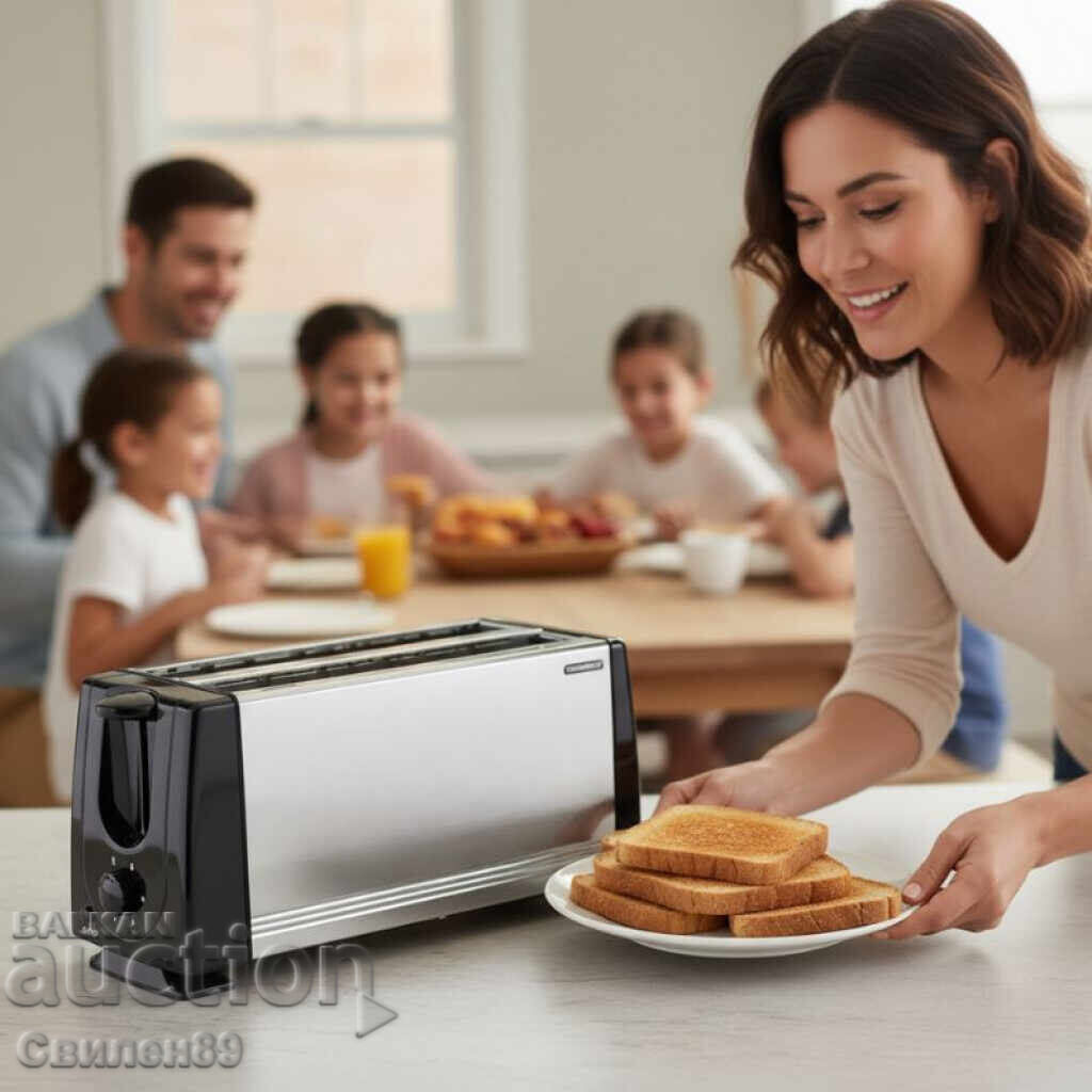 Тостер за 4 филии Termomax TX401S, 1200W, метален с цена 50.00 лв. | € 25.56 Тостер за 4 филии Termomax TX401S, 1200W, метален с цена 50.00 лв. | € 25.56