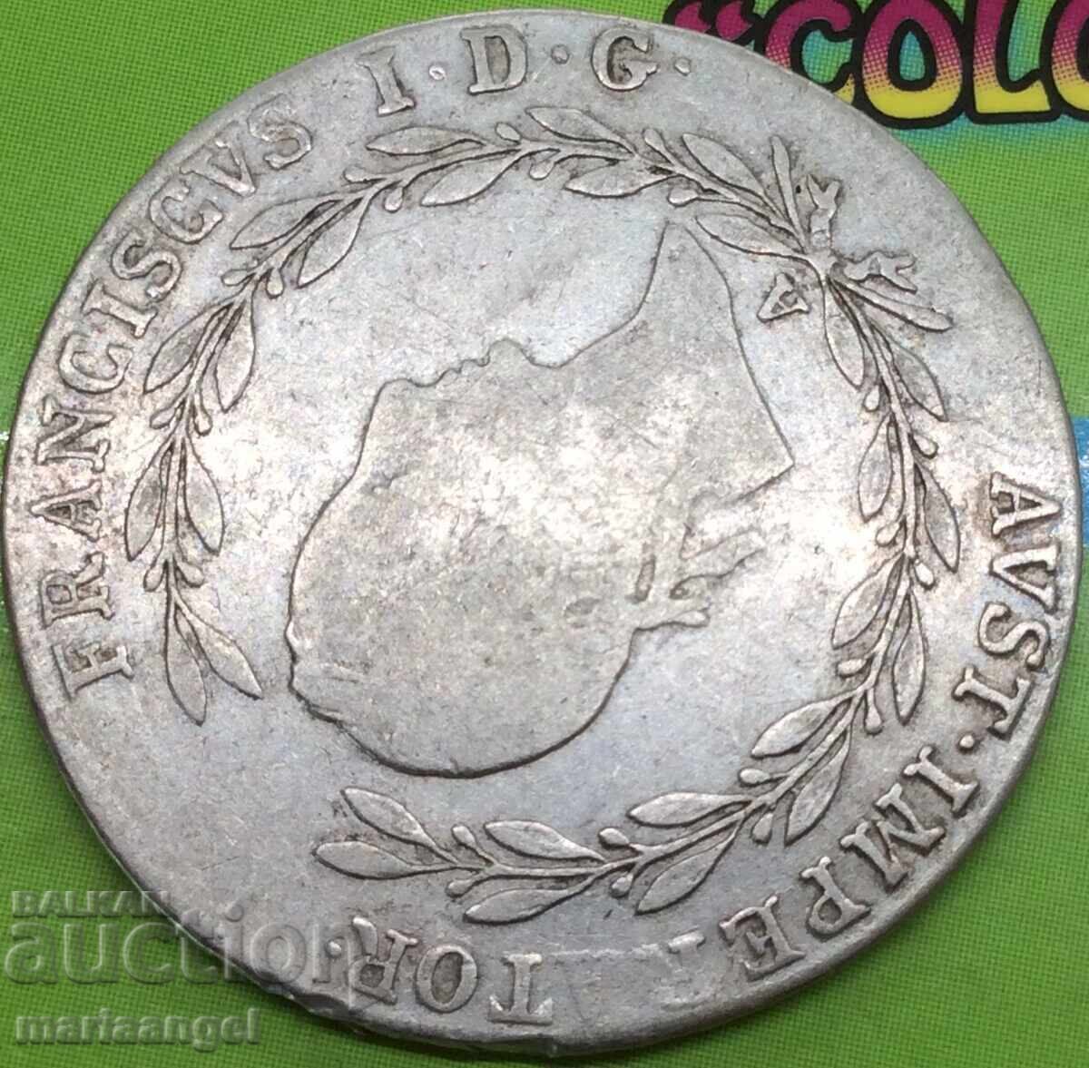 Доставка на 20 кройцера 1830 Австрия А - Вена сребро - рядка Доставка на 20 кройцера 1830 Австрия А - Вена сребро - рядка