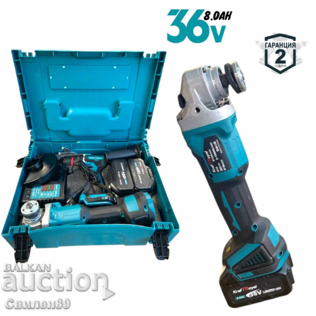 Σετ Μπαταριών Κρουστικό Κατσαβίδι και Ασύρματος Γωνιακός Τροχός Σετ Μπαταριών Κρουστικό Κατσαβίδι και Ασύρματος Γωνιακός Τροχός