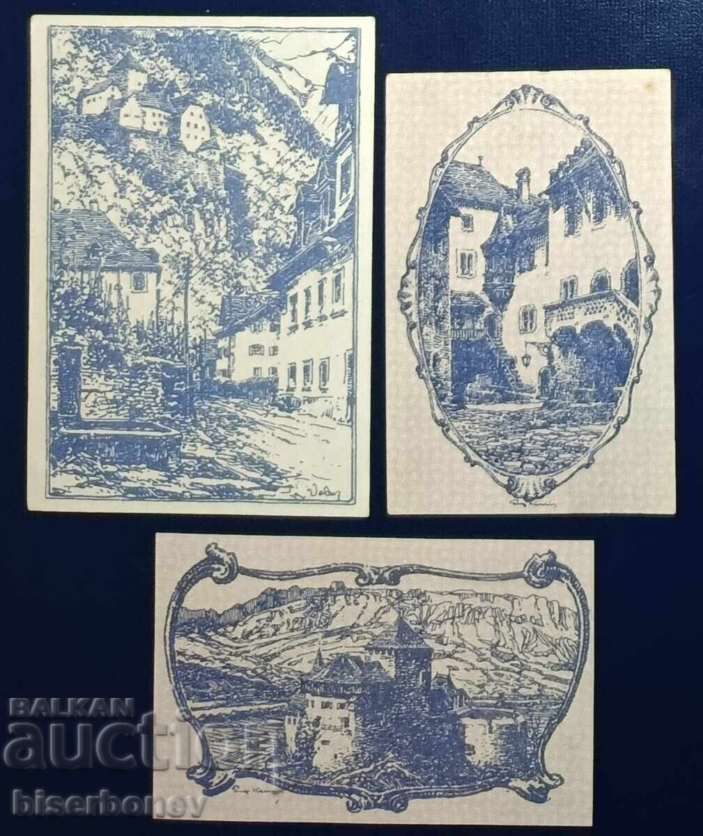 Λιχτενστάιν, παρτίδα από 10, 20 και 50 χέλερ, 1921, aUNC με τιμή 110.00 BGN | € 56.24 Λιχτενστάιν, παρτίδα από 10, 20 και 50 χέλερ, 1921, aUNC με τιμή 110.00 BGN | € 56.24