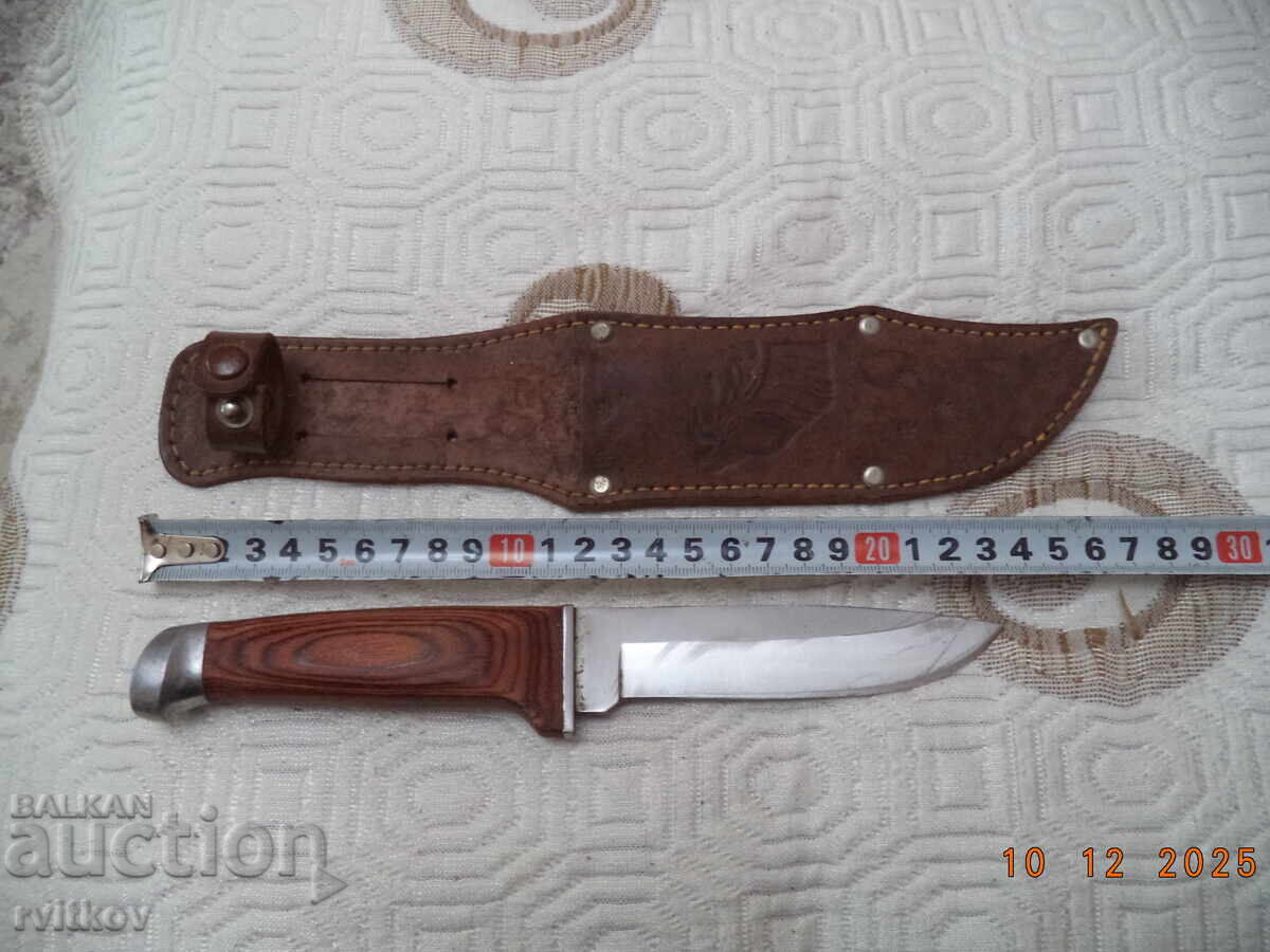 Аукцион Ловен нож с кания Аукцион Ловен нож с кания