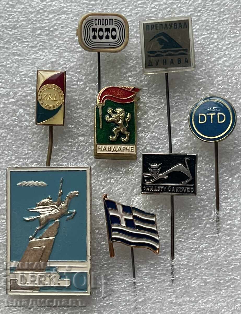 Lot of 8 Badges Lot of 8 Badges