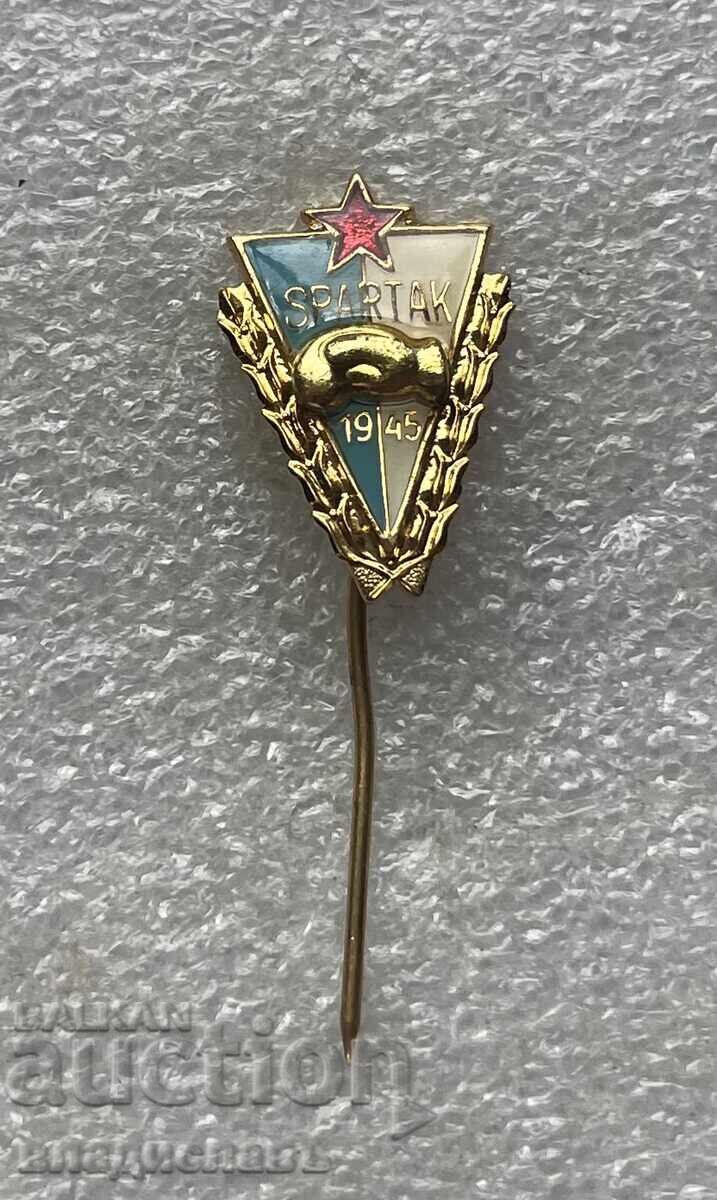 Insigna de lux Box Spartak Subotica Serbia / Iugoslavia