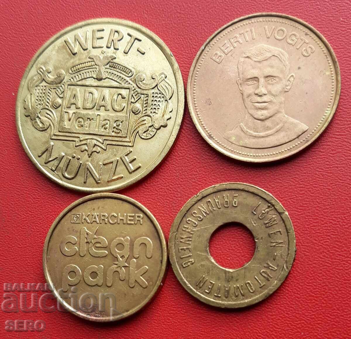Germania-lot 4 jetoane Germania-lot 4 jetoane