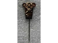 Vechi insignă olimpică Lupte Libere