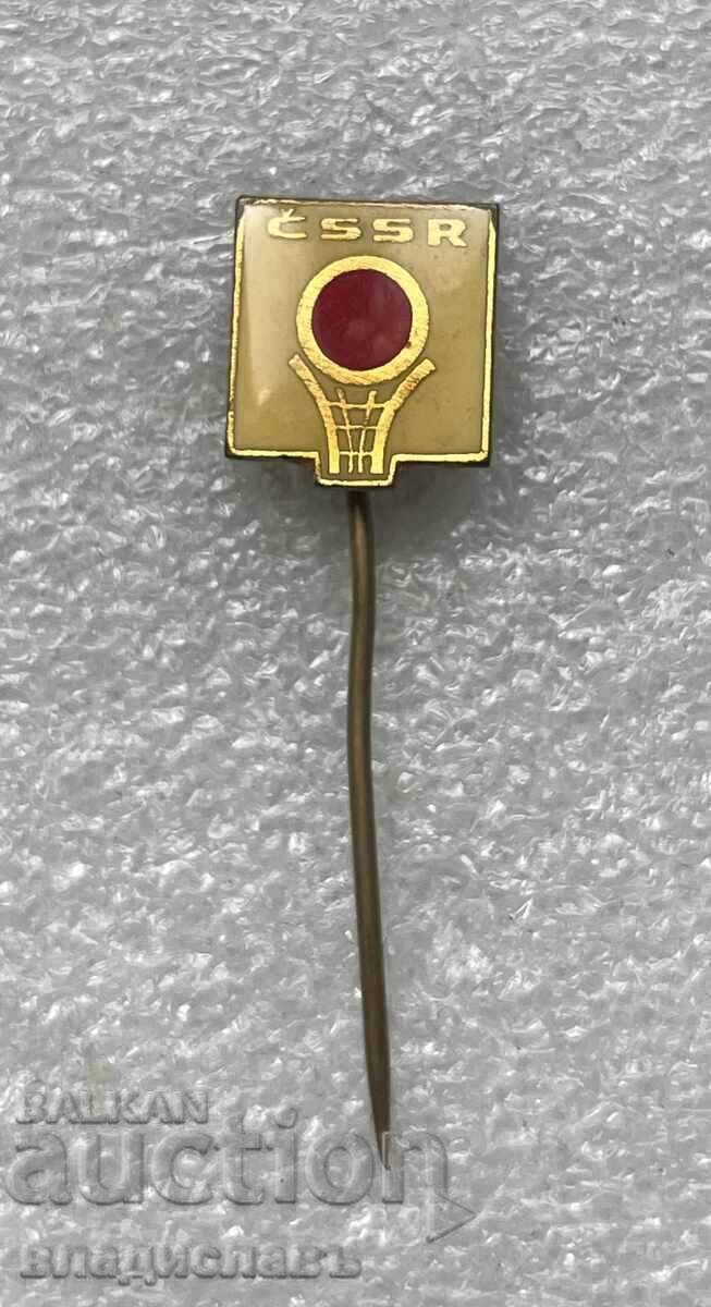 Vechi insignă Federația de Baschet Cehoslovacia Vechi insignă Federația de Baschet Cehoslovacia