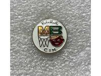 Old F.I.B.A. Basketball badge - marked on the back