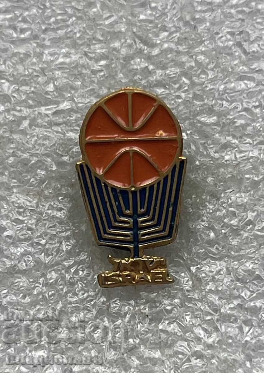 Vechi insignă Federația de Baschet Israeliană Vechi insignă Federația de Baschet Israeliană