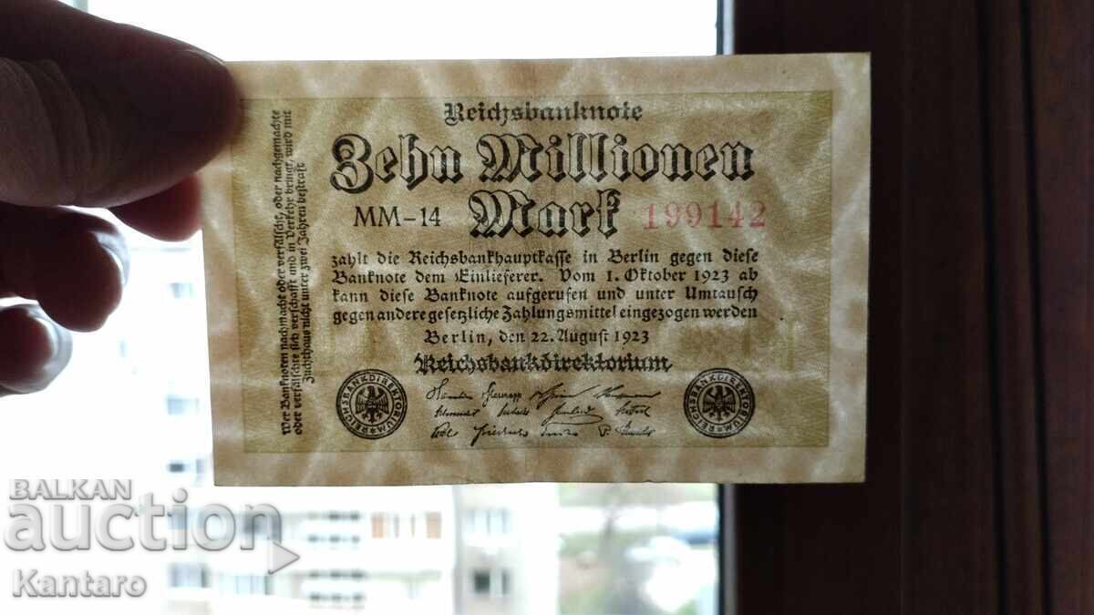 Banknote - GERMANY - 10,000,000 marks - 1923 - 5 Banknote - GERMANY - 10,000,000 marks - 1923 - 5