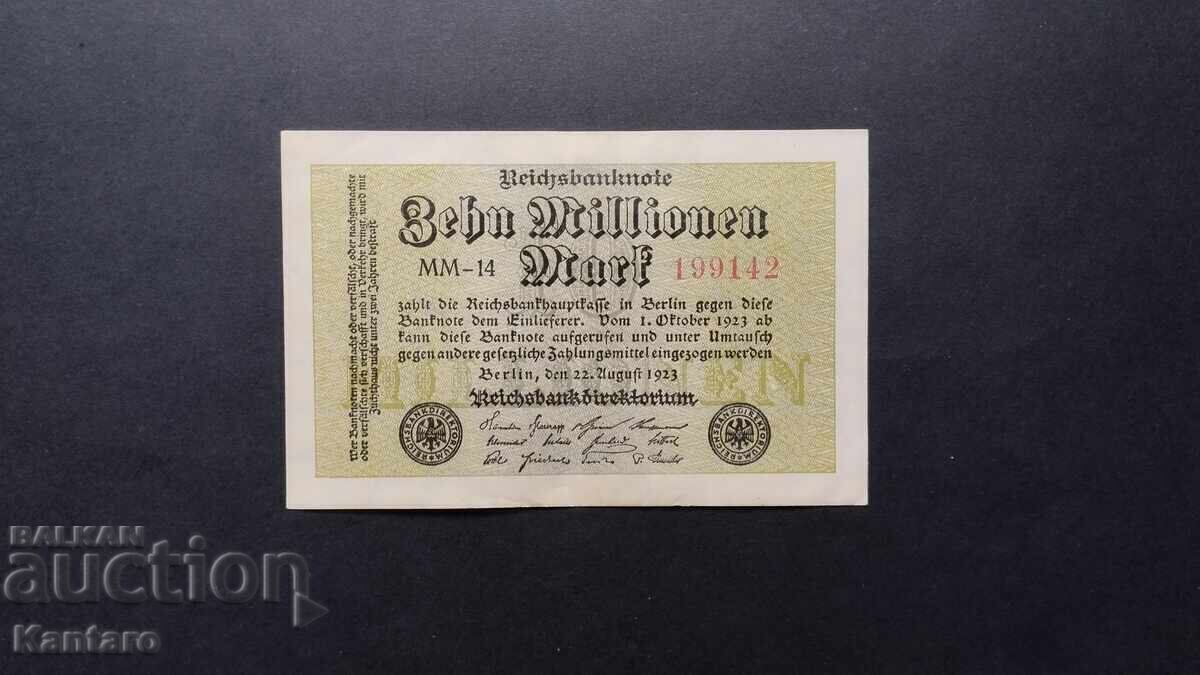Banknote - GERMANY - 10,000,000 marks - 1923 Banknote - GERMANY - 10,000,000 marks - 1923