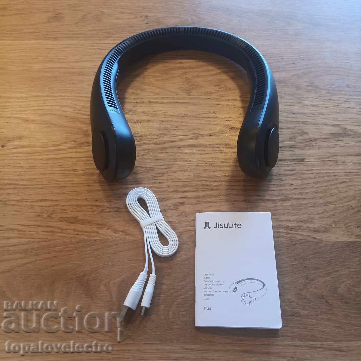 НОВ! USB вентилатор за врат 5 скорости, 4000 mAh, безопасен, - 5 НОВ! USB вентилатор за врат 5 скорости, 4000 mAh, безопасен, - 5