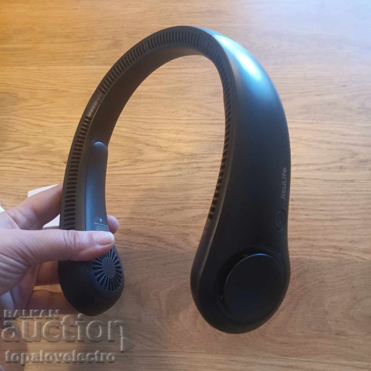 НОВ! USB вентилатор за врат 5 скорости, 4000 mAh, безопасен, - 6 НОВ! USB вентилатор за врат 5 скорости, 4000 mAh, безопасен, - 6